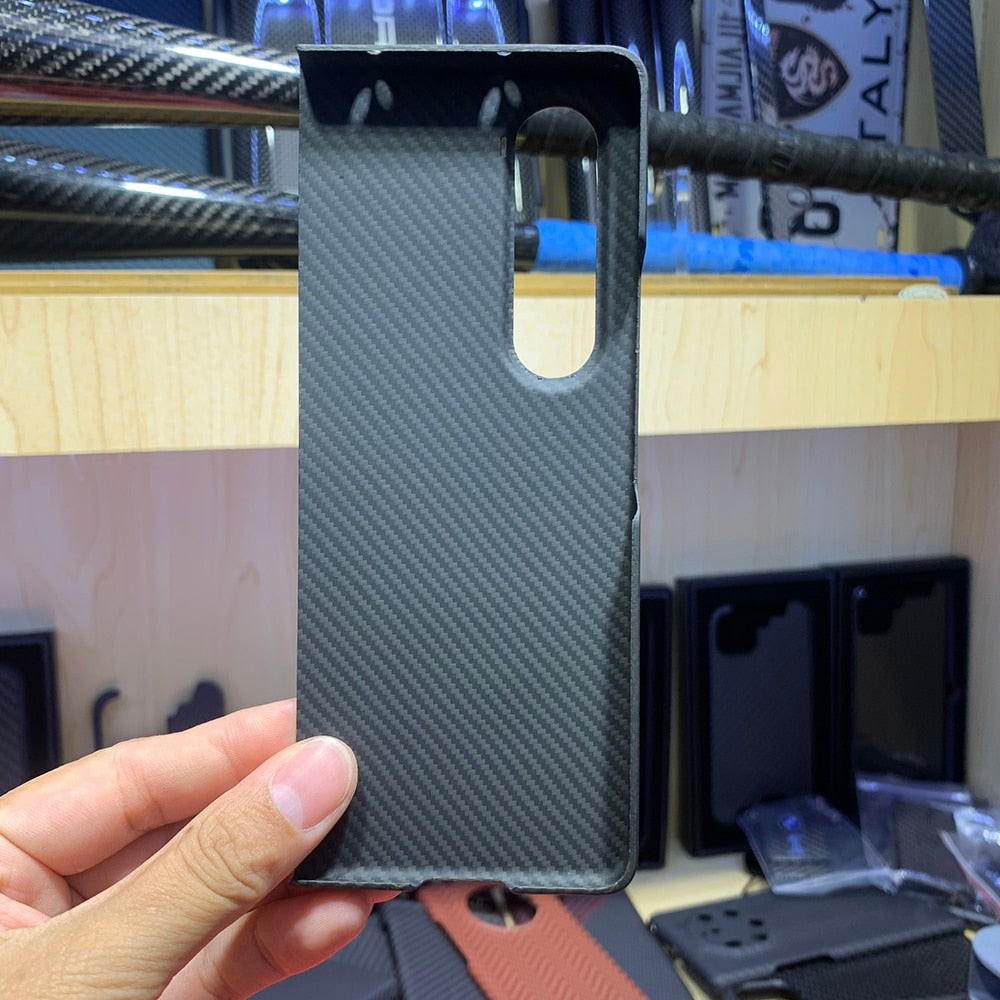 YTF-Carbon Fiber Case For Samsung Galaxy Z Fold - Premium Mobile Phone Cases from Dressmycell.com - Just $44.00! Shop now at Dressmycell.com YTF-Carbon Fiber Case For Samsung Galaxy Z Fold - Premium Mobile Phone Cases from Dressmycell.com - Just $44.00! Shop now at Dressmycell.com